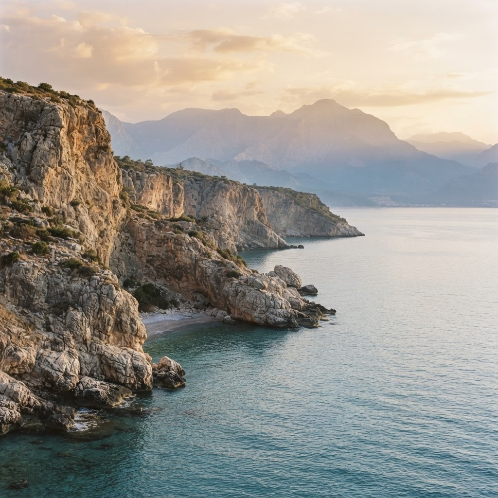 Mediterranean coastline near Antalya